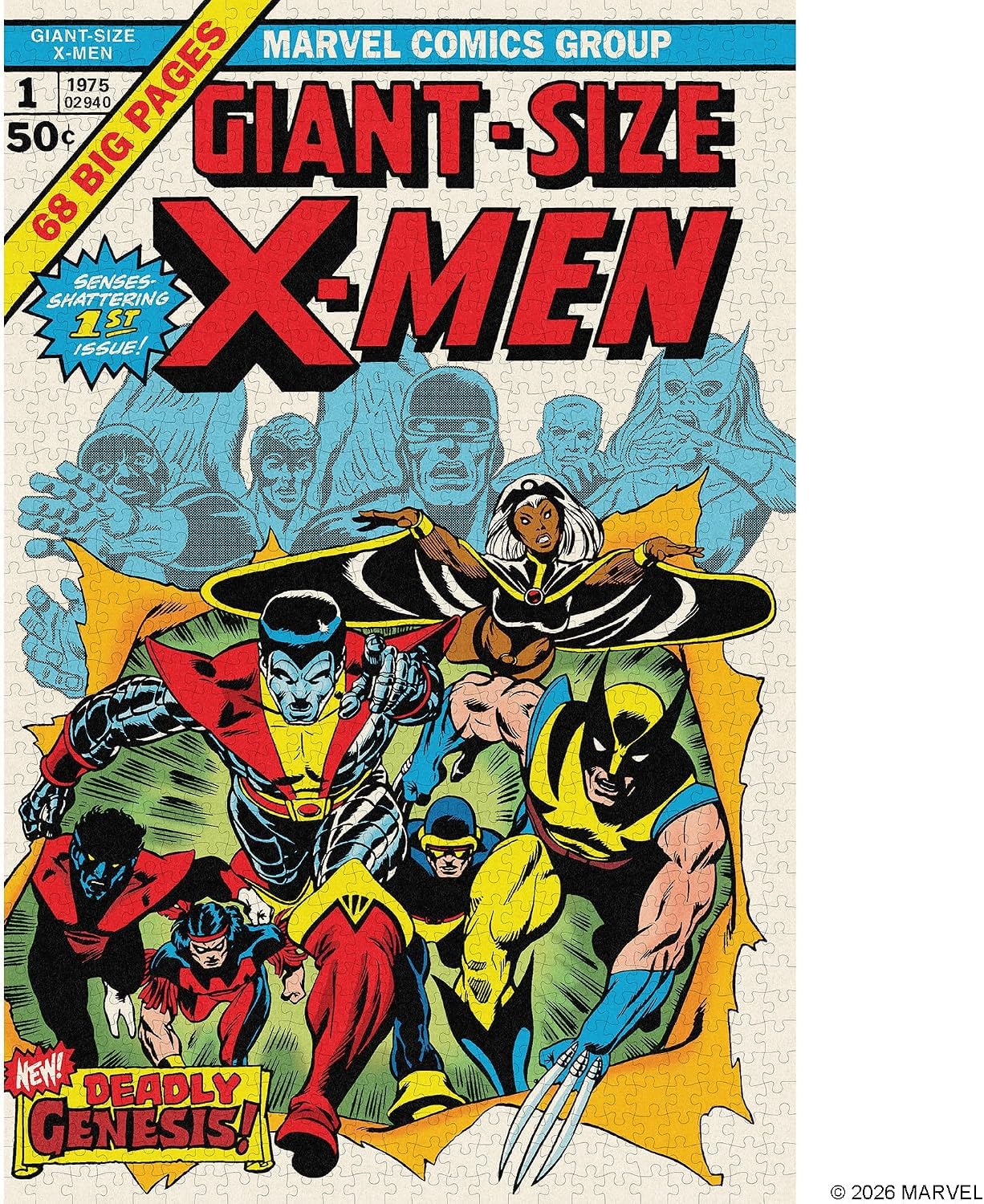 Amazon.com: Marvel X-Men 1000 Piece Jigsaw Puzzle and Trivia Cards